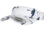 Flexfit 8888BD | Batik Dye Curved Visor Cap Chiusura Con Velcro - Colore: Nero-Bianco - Taglia: Unica