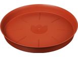 Plastia S.R.O. Piattino Tulipan Diametro 50 Cm, Terracotta