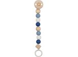 Goki Catena Di Ciucci In Legno Blu Con Palline In Silicone