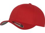 Flexfit 6277 | Berretto / Berretto / Cappello In Lana Pettinata - Colore: Rosso - Taglia: Bambino