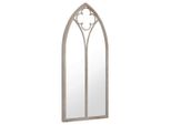 Vidaxl Specchio Da Giardino Sabbia 100X45 Cm Ferro