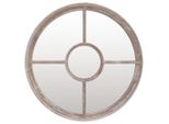 Specchio Colori Sabbia 60X4 Cm Rotondo In Ferro Per Uso Interno