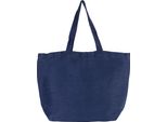 Kimood Borsa Grande In Juta E Cotone Con Fodera