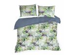 Eurofirany Biancheria Da Letto In Microfibra 220X200 Rommy Verde Erica Foglie D91 A