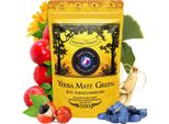 Yerba Mate Green Sin Humo Original Mas Iq 500G - Tè Yerba Mate Brasiliano Con Guaranà, Calendula, Mela - Tè Mate Brasiliano In Foglie Sfuse 0,5Kg