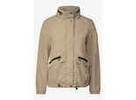 Cecil Giacca Di Transizione Da Donna Beige Uni Con Cappuccio E Coulisse