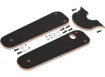 Set: Pedane + Copri Rubinetto, In Legno - Per Simson KR51 Schwalbe