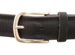6697AR Cintura Uomo Orciani Man Leather Belt Dark Blue