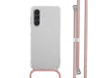 Custodia Protettiva Imoshion Samsung Galaxy A17 (5G)/Samsung Galaxy A17 (4G) Con Cinturino Posteriore E Catena Custodia Per Cellulare Samsung Galaxy A17 (5G)/Samsung Galaxy A17 (4G) - Oro Rosa