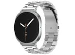 Imoshion Cinturino In Acciaio Per Samsung Galaxy Watch 8 (40/44 Mm) / Classic (46 Mm) - Argento