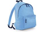 Bagbase BG125 | Zaino / Rucksack Originale | 31 X 42 X 21 Cm - Colore: Sky Blue/French Navy - Dimensioni: 31 X 42 X 21 Cm