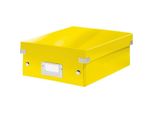 Leitz 6057-00-16 Leitz Scatola Organizzazione Click & Store Wow, Piccola, Gelb