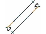 Leki Bernina Fx Carbon Midnight Blue/Darkblue/Mint 100 - 120 Cm Bastoncini Da Trekking