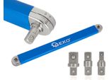 Geko Prolunga A Cricchetto, Adattatore 1/2", 1/4"", 3/8"" G10138"
