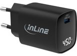 Alimentatore Inline® Usb Pd, Caricatore Gan, 1 Porta, USB-C, 45W, Con Display