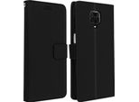 Avizar, Xiaomi Redmi Note 9S / 9 Pro / 9 Pro Max Custodia Con Slot Per Schede, Nero