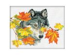 Rto Set Punto Croce "Wolf"" M111, Schema Di Conteggio, 31X24 Cm"