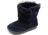F7604 Stivale Bimbo Boy Baby Blu Falcotto Eco Fur Inside Shoe Boot