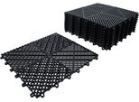 Set Di Piastrelle In Plastica Bgs Sistema A Incastro 400 X 400 X 18 Mm 10 Pezzi - 74546