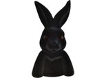 Coniglietto Busto Nero Floccato Pasqua 2A Scelta Decorazione 16,5×13×27Cm