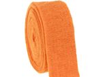 Nastro In Feltro Arancione 7,5 Cm X 5 M - Nastro Decorativo In Feltro Di Lana Per Lavori Artigianali E Decorazioni Da Tavola
