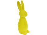 Decorazione Coniglietto Pasquale Giallo Verde Floccato - In Piedi 47 Cm 2A Scelta