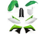 Kit Carene 9 Pezzi Acerbis Modello 2009 Verde/Bianco Per Kawasaki Kx 450 F