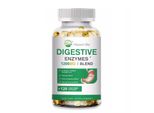 Miscela Di Enzimi Digestivi 1200Mg (120 Capsule) Integratore Alimentare, Digestione, Stomaco, Salute Intestinale, Flora Intestinale, Tratto Digestivo