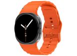 Imoshion Wave Banda In Silicone Per Samsung Galaxy Watch 8 (40/44 Mm) / Classic (46 Mm) - Arancione