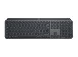 Logitech Mx Keys Advanced Wireless Illuminated Keyboard - Tastiera - Retroilluminata - Bluetooth, 2,4 Ghz - Qwertz - Tedesco