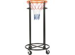 Canestro Da Basket Regolabile In Altezza Con Ruote Di Sporda Per Interni Ed Esterni