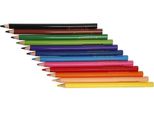 Matite Triangolari Jumbo - Colori Base, 12 Pezzi.