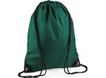 Bagbase BG10 | Borsa Da Palestra Premium Gymsac | 33 X 45 Cm - Colore: Verde Bottiglia - Dimensioni: 33 X 45 Cm