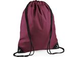 Bagbase BG10 | Borsa Da Palestra Premium Gymsac | 33 X 45 Cm - Colore: Bordeaux - Dimensioni: 33 X 45 Cm