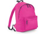 Bagbase BG125 | Zaino / Rucksack Originale | 31 X 42 X 21 Cm - Colore: Fucsia/Grigio Grafite - Dimensioni: 31 X 42 X 21 Cm