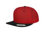 Flexfit 6089MT | Cappellino Classico A Due Toni - Colore: Rosso/Nero - Taglia: Unica
