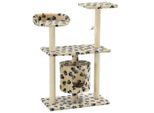 Vidaxl Tiragraffi Per Gatti In Sisal 95 Cm Beige Con Impronta Di Zampa
