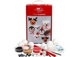 Creativ Company Set Di Decorazioni Natalizie Con Animali Polari