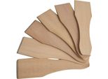 Syntrox Germania Raschietto Universale Per Raclette E Spatola In Legno - Set Di 6/12/24, Accessori Ecologici Per Raclette Perfetti (6 Pezzi)