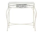 Vidaxl Tavolino In Metallo Stile Francese 82X39X76 Cm Bianco