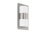 Eglo 98085 Cistierna E27 Lampada Da Parete/Soffitto Per Esterni In Acciaio Inox Bianco IP44