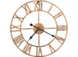 Vidaxl Orologio Da Parete In Metallo 40 Cm Oro