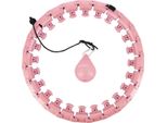 Hula Hoop Da Massaggio Hms HHW01 Con Pesi Rosa