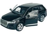 Welly 2015 Audi Q7 Nero 1:34 1:34-1:39 Modello In Metallo Pressofuso Nuovo In Scatola 43706