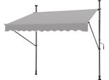 Va-Cerulean Tenda Da Sole A Morsetto Tenda Da Sole Per Balcone Schermo Privacy A Scomparsa Manuale Tenda Da Sole Per Balcone Senza Foratura Regolabile In Altezza, Resistente Ai Raggi Uv (200 X 120 Cm, Grigio)