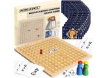 Gioco Della Moltiplicazione Gioco Educativo In Legno Per La Moltiplicazione Gioco Da Tavolo Carte Da Gioco Tabelle Di Moltiplicazione Per La Scuola A Casa 24639