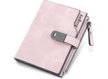 Portafoglio In Finto Cuoio Da Donna Piccolo E In Formato Corto Da Donna Molti Scomparti Mini Portafoglio Da Donna Con 16 Scomparti Per Carte E Tasca Per Monete