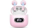 Bluetooth 5.3 Senza Fili Con 4 Microfoni Hd, 2024 42Std Enc Cuffie A Cancellazione Di Rumore Con Bassi Profondi, Display Led Impermeabile IP7