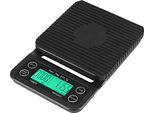 Fdit 3 Kg/0.1G Bilancia Digitale Per Alimenti Abs Bilancia Digitale Da Cucina Multifunzione Bilancia Da Cucina A Sacca Con Display Lcd Funzione Tempo E Tara Elegante