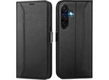 Custodia Per Cellulare Per Samsung Galaxy A17 5G Cover Flip Case Pieghevole Cover Protettiva, Nero